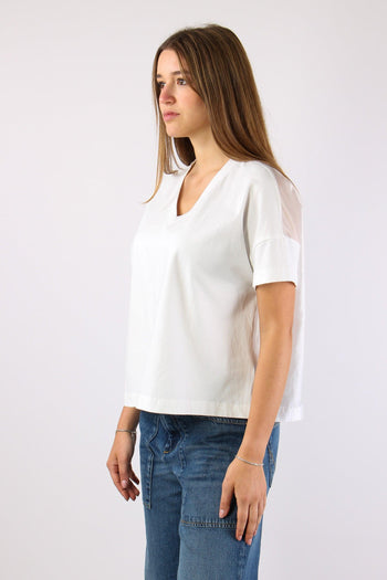 T-shirt Scavo V Organza Off White - 6