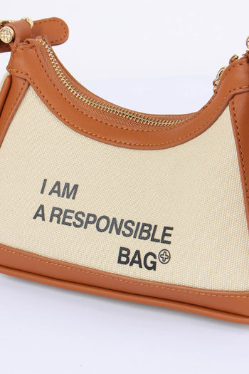 Responsible 73 Baguette Canvas Off White/cuoio - 5