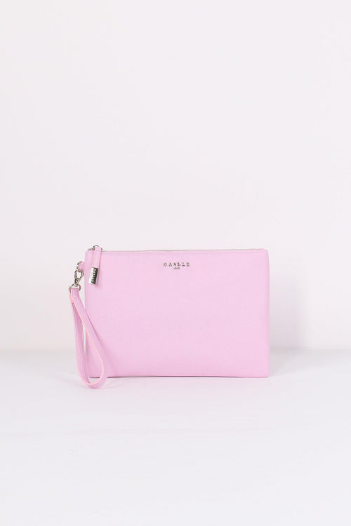 Pochette Saffiano Rosa
