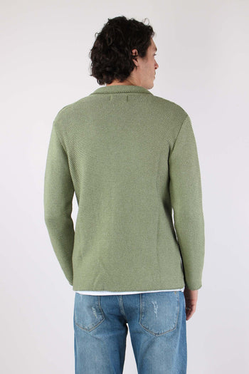 Giacca In Maglia Salvia - 4