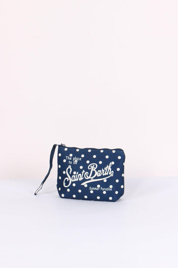 Aline Pochette Pois Blu/bianco - 2
