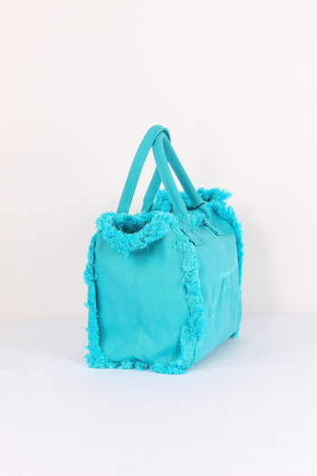 Shopping Canvas Logo Azzurro - 5