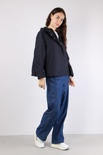 Cappa Nylon Cappuccio Blu - 6