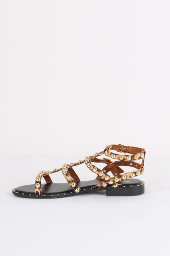 Sandalo Schiava Borchie Leopard - 6