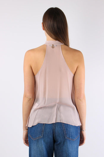 Maryonn Blusa Crepe Smanicata Rose - 4
