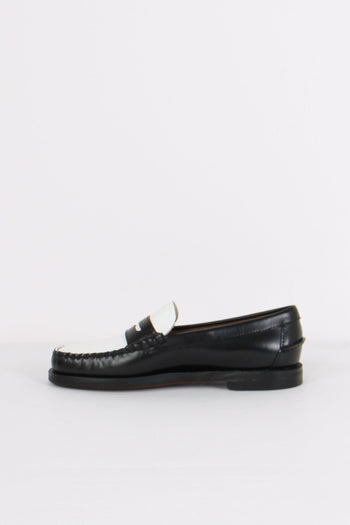 Mocassino Pelle Black/white - 4
