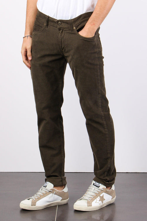 Pantalone Mille Righe Velluto Read Brown - 2