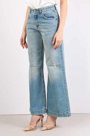 Denim Taglio Ginocchio Rotture Denim - 3