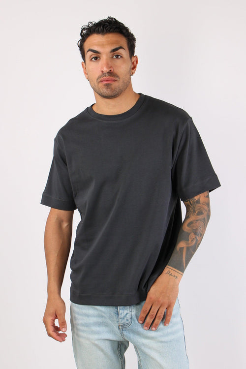 T-shirt Over Jersey Piombo