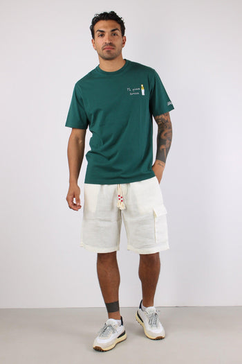 T-shirt Scritta Ricami Tonica - 4