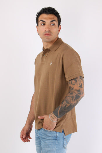 Polo Manica Corta Rl Brown - 3