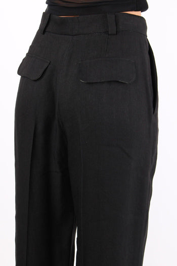 Pantalone Palazzo Lino Nero - 6