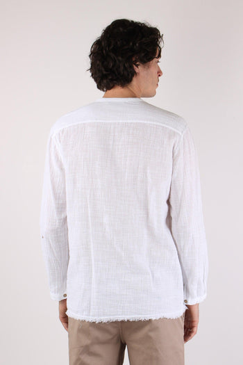Camicia Serafino Kaftano Bianco - 5