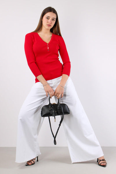 Deneuve Maglia Costina Taschino Flame S