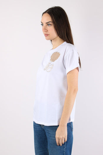 T-shirt Stampa Conchiglia Bianco Shell - 6