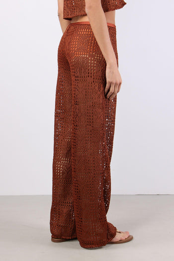 Pantalone Crochet Bronzo - 5