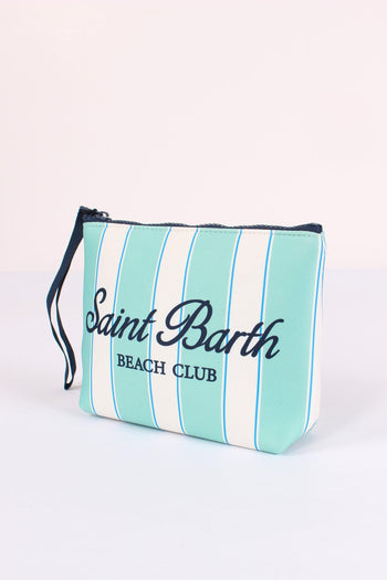 Aline Pochette Righe Verde - 4
