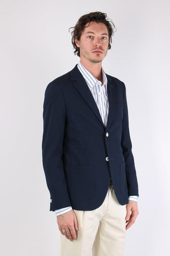Mais Giacca Basica Blu - 6