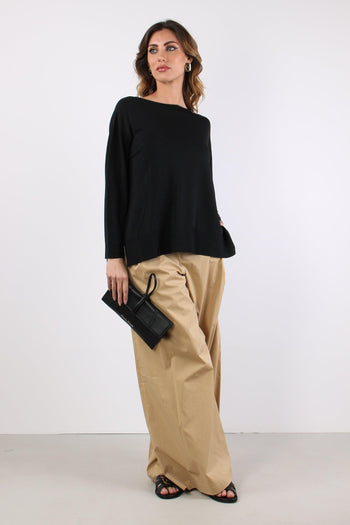 Maglia Girocollo M/l Basica Nero - 4