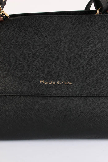 Maxi Tracolla Morbida Patta Nero - 8