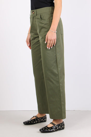 Pantalone Cotone Elastico Militare - 3