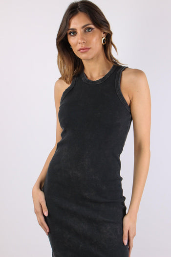 Abito Costina Stone Wash Piombo - 8