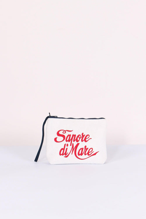 Aline Pochette Stampa Bianco