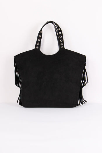 Shopping Frange Suede Black - 3