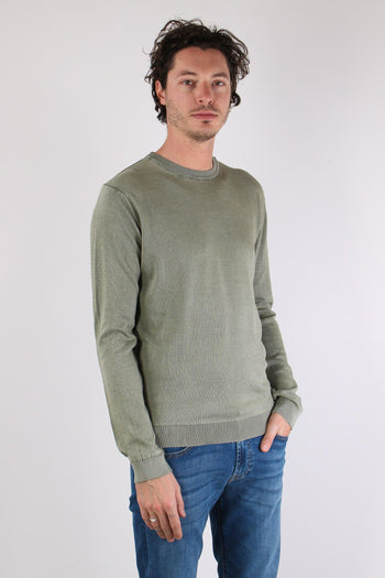 Girocollo Basico Cotone Green Fade - 6