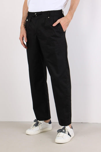 Pantalone Cotone Nero - 2