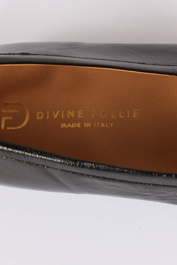 Ballerina Pelle Doppia Fibbia Nero - 7