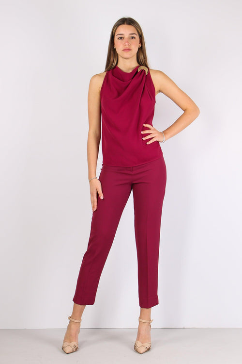 Pantalone Fluido Elastico Sangria