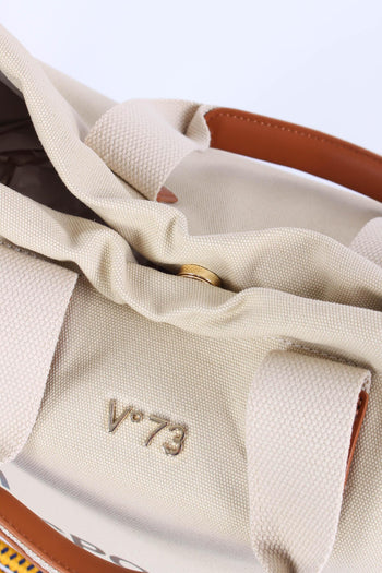 Responsible Sacca Canvas Off White/cuoio - 8