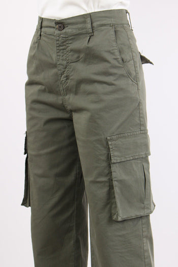 Pantalone Tasconato Gamba Drit Militare - 7