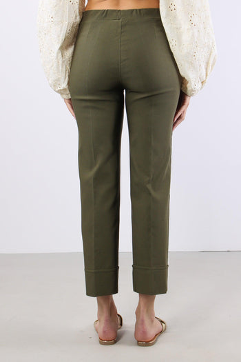 Pantalone Dritto Risvolto Militare - 4