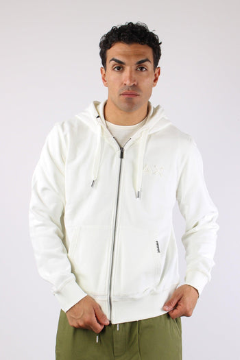 Felpa Full Zip Delavee Bianco - 4
