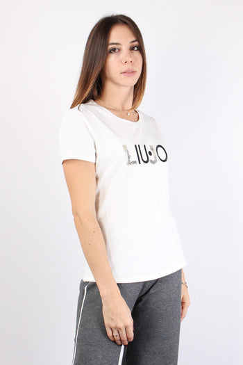 T-shirt Mezza Manica Logo White/sugar - 4