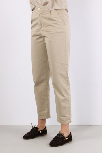 Chino Regular Elastico Dietro Sabbia - 4