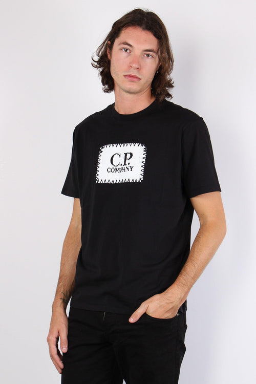 T-shirt Logo Patch Black - 1