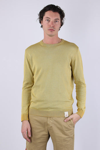 Maglia M/l Filo Reversibile Mostarda/argendo - 3