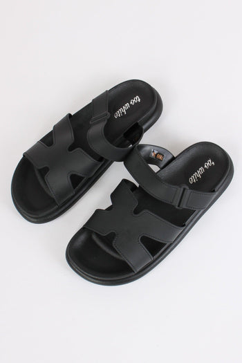 Ciabatta Fondo Gomma Black - 6