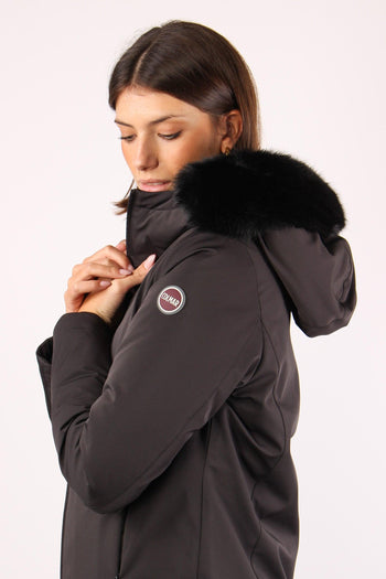 Parka Inserto Ecopelliccia Nero - 7