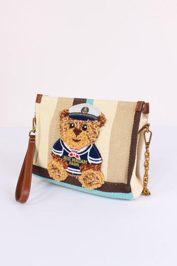 Pochette Canvas Orso Mutli Brown - 6
