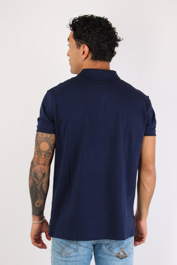 Polo Slim Fit Stretch Refined Navy - 4