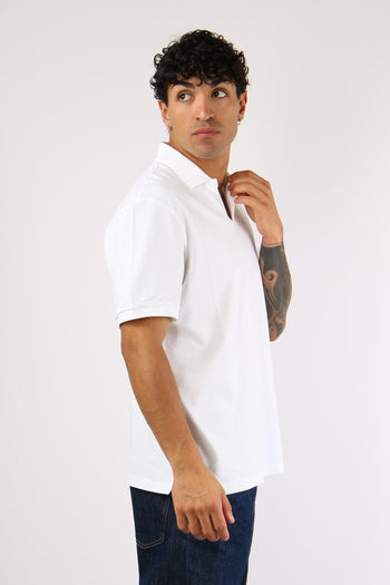 Polo Piquet Basica Bianco - 6