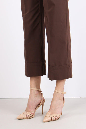 Pantalone Cropped Risvolto Moro - 6