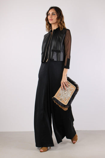 Alfio Giacca Ecopelle Tulle Black - 3