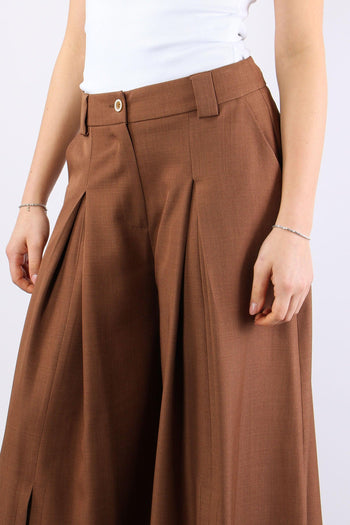 Gonna Pantalone Poliviscosa Caffe - 8