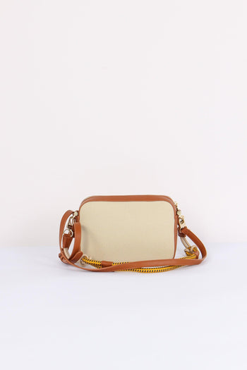 Responsible Camera Bag Canvas Off White/cuoio - 3