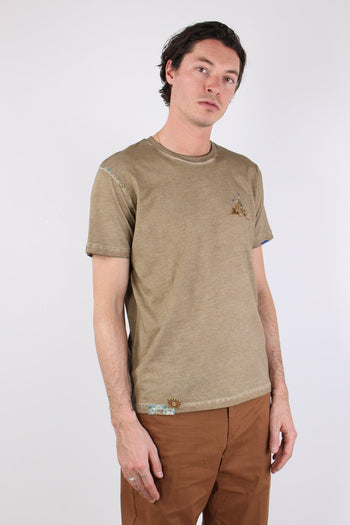 T-shirt Ricamo Cactus Brown - 8